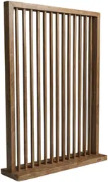 Panneau intimité Claustra - 4' l x 6' H - Bois foncé