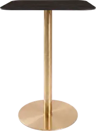 Sydney - Table bistro - 31.5'' L x 31.5'' l x 40" H - Or & Bois foncé