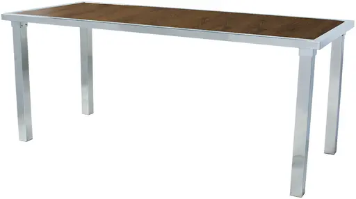 Florence table dîner - 8' L x 42'' l x 40'' H - Bois brun