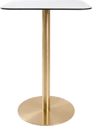 Sydney - Table bistro - 31.5'' L x 31.5'' l x 40" H - Or & Blanc