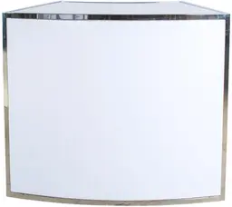 Manhattan bar / Service counter 4' 1/8 round - White
