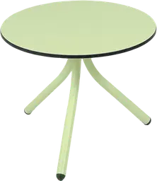 Bloom - Coffee table round - 24'' Dia x 16" H - Melon green