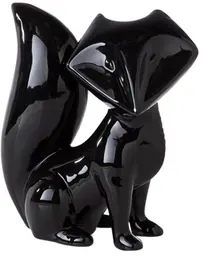 Geometric fox - Black