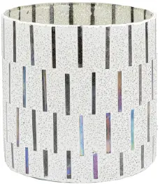 Lili - Cover pot - 5’’ Dia x 5’’ H - White