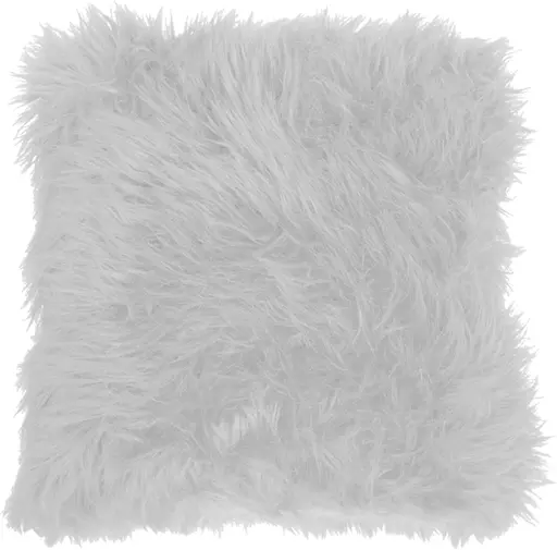 Fur cushion - White