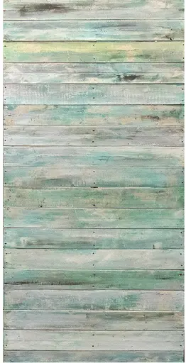 Mur - 4' L x 8' H - Surf - Bois turquoise