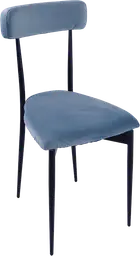 Margot - Chair - Black & Grey blue