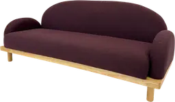 Charlotte sofa - Aubergine