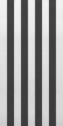 Wall - 4' L x 8' H - Circus V - Charcoal and White