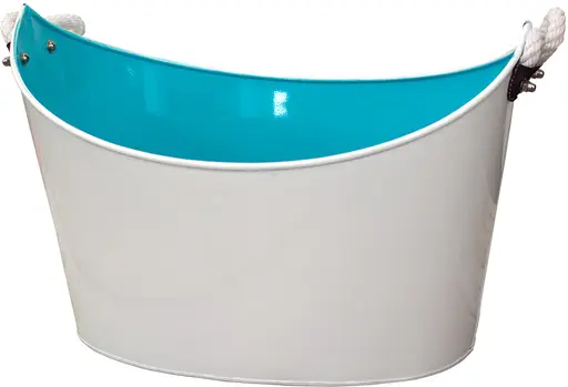 Azur cuve - Blanc & turquoise