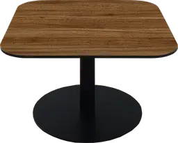 Sydney - Table à café - 31.5'' L x 31.5'' l  x 16" H - Noir & Bois brun