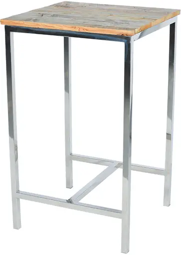 Tonic - Cocktail table - Stainless & Barn wood