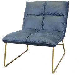 Henri fauteuil - Bleu acier