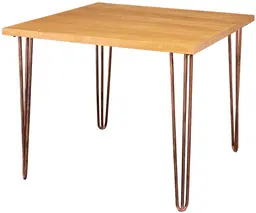 Oslo - Table bistro - 36'' L x 36'' l x 30'' H - Bronze antique & Bois naturel