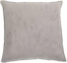 Suede cushion - Grey