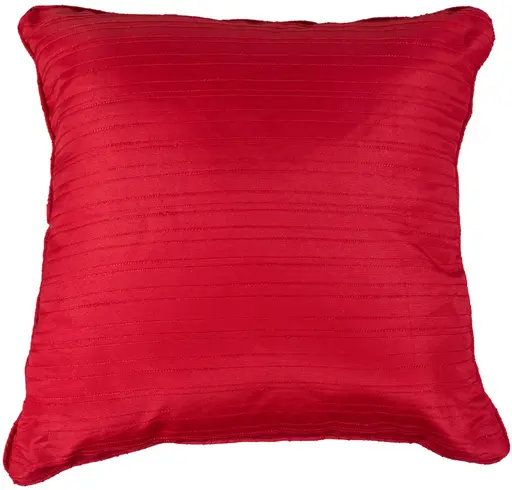 Lined cushion - Red