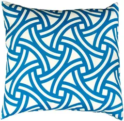 Cushion design A - Blue and white