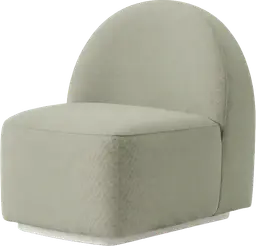 Luna - Sofa courbe - Vert sauge