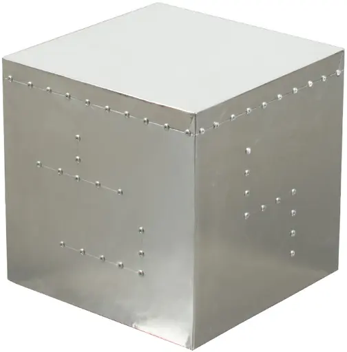 Cohiba - Table d'appoint cube - Aluminium