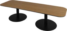 Sydney - Table à café - 72'' L x 24'' l  x 16" H - Noir & Bois brun