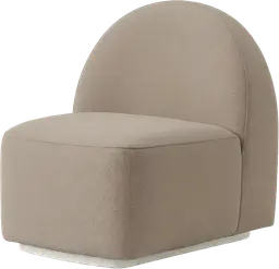 Luna - Sofa trapèze - Beige papyrus