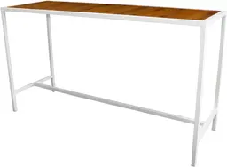 Tonic - Table commune - Fermé - Blanc & Bois brun