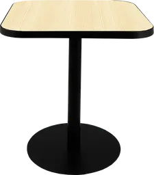 Sydney - Table bistro (AVEC CADRE) - 31.5'' L x 31.5'' l x 30" H - Noir & Bois clair