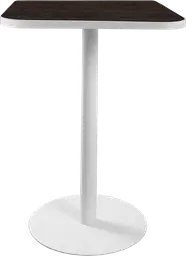 Sydney - Table bistro (AVEC CADRE) - 31.5'' L x 31.5'' l x 40" H - Blanc & Bois foncé
