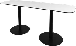 Sydney - Table commune - 72'' L x 24'' l  x 30" H - Noir & Blanc