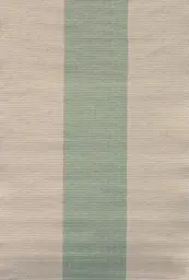 Tricot rug - 6' L x 4' W - Mint & Beige