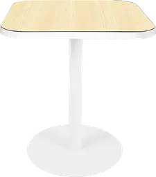 Sydney - Table bistro (AVEC CADRE) - 31.5'' L x 31.5'' l x 30" H - Blanc & Bois clair