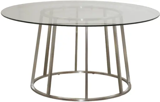 Olympe round banquet table - 60'' Dia x 30'' H - Glass