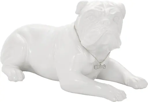 Chien géométrie - Blanc