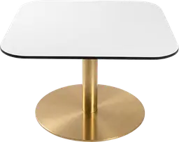 Sydney - Table à café - 31.5'' L x 31.5'' l x 16" H - Or & Blanc