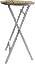 Capri - Table cocktail - Blanc & Bois clair