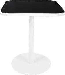 Sydney - Table bistro (AVEC CADRE) - 31.5'' L x 31.5'' l x 30" H - Blanc & Noir