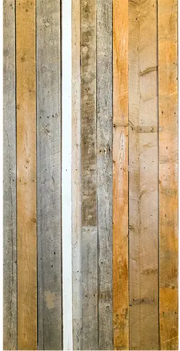 Wall - 4' L x 8' H - Barn wood