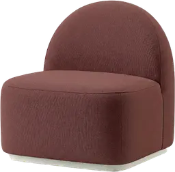 Luna - Sofa droit - Rouge automne