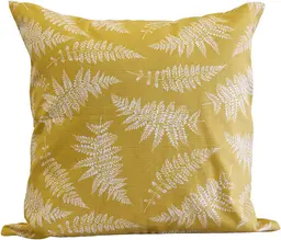 Cushion foliage design - 20" L x 20" l - Yellow