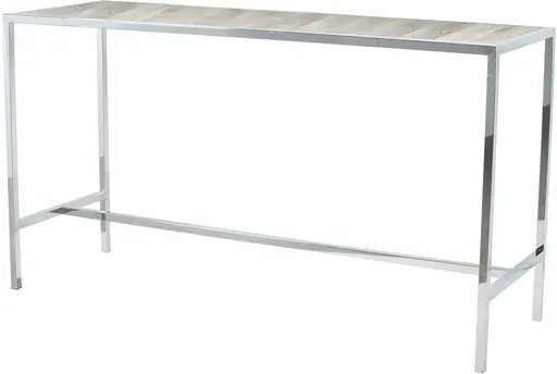 Tonic - Table commune - Fermé - Stainless & Bois blanc