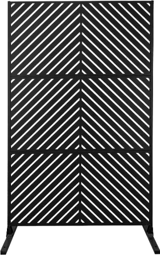 Privacy screen Arrow - 45" W x 76" H - Black
