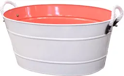 Saumon tank - White & pink