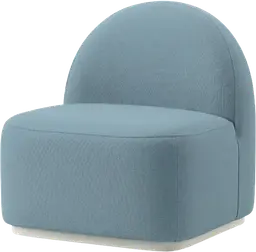 Luna - Sofa droit - Bleu baltique