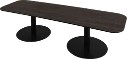 Sydney - Table à café - 72'' L x 24'' l  x 16" H - Noir & Bois foncé
