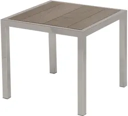 Piccolo end table - Close - Grey wood