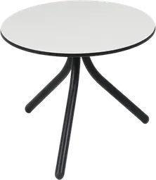 Bloom - Coffee table round - 24'' Dia x 16" H - Black & White