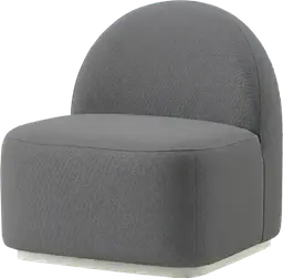 Luna - Straight sofa - Slate grey