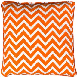 Chevron cushion - Orange