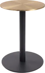 Sydney - Table cocktail rond - 24'' D x 30" H - Noir & Or