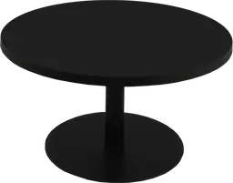 Sydney - Table à café rond (AVEC CADRE) - 36'' D x 16" H - Noir